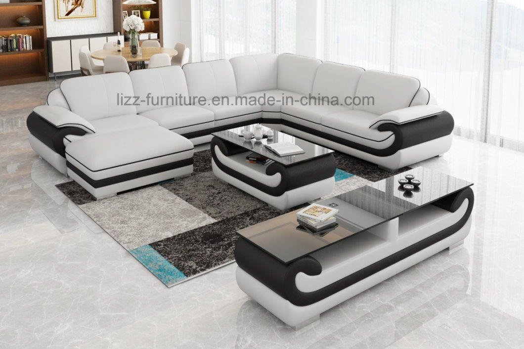 Elegant Furniture Modern Home Leather Sofa Bed