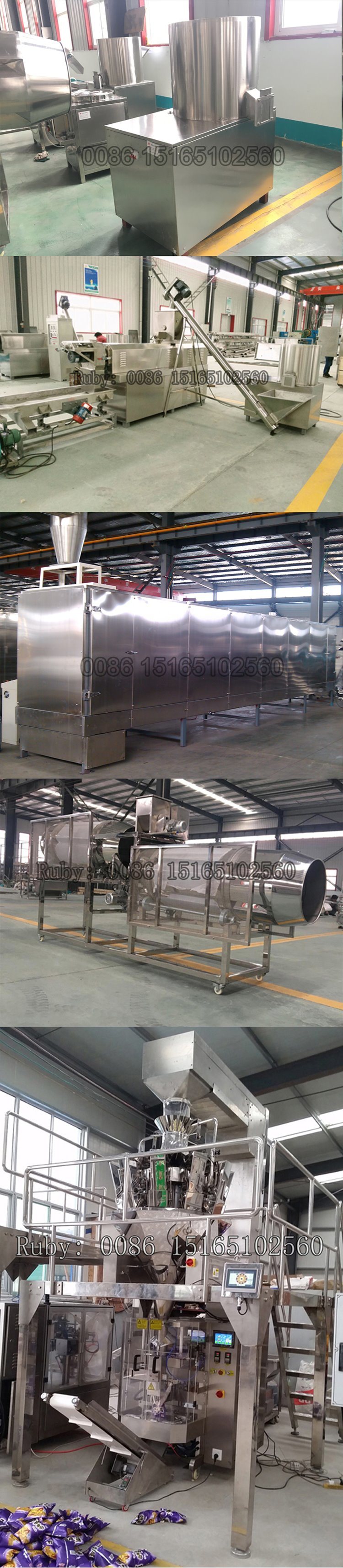 Twin Screw Extruded Cheese Ball Production Extruder
