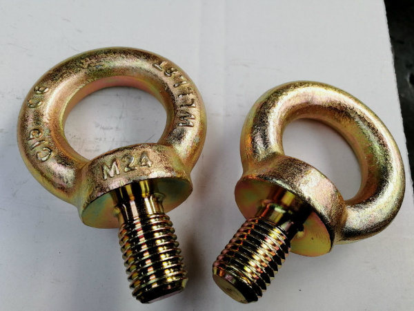 M24 C15/C15e Carbon Steel Forged Galvanized DIN580 Lifting Eye Bolt