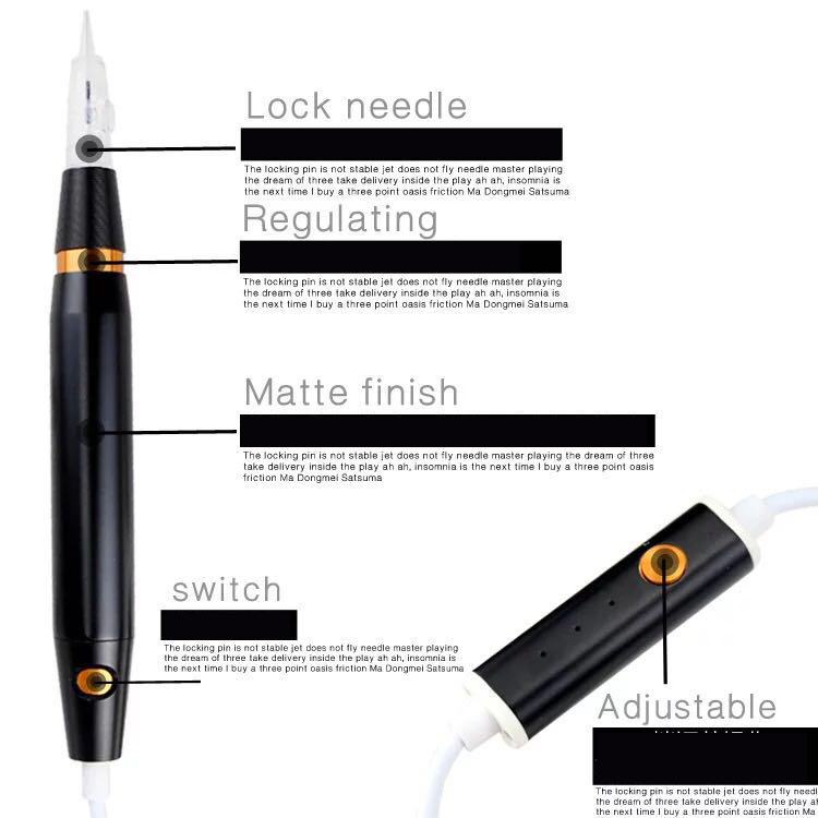 Newest Digital Eyebrow Tattoo Machine Pen for Permanent Makeup with Cartridge Needles