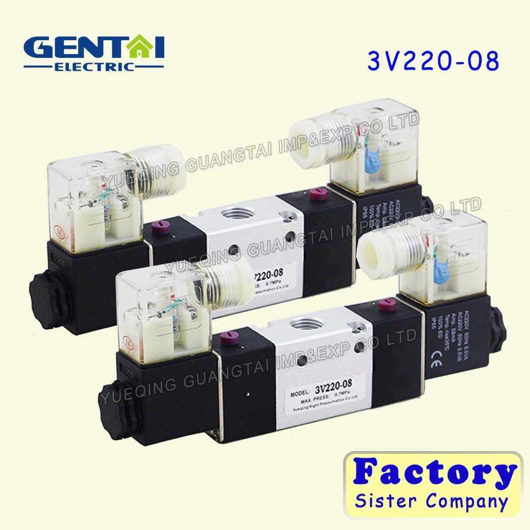 Good Quality 3V200 Double Pneumatic Control Solenoid Valve