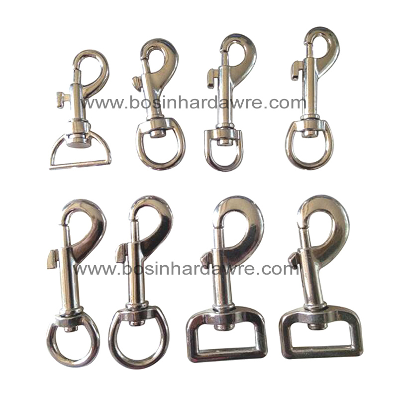 Heavy Duty Metal Pet Collar Snap Hook