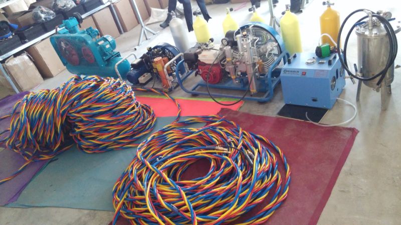 Commercial Marine Underwater Diving Diver Dive Cable Umbilicals Equipment