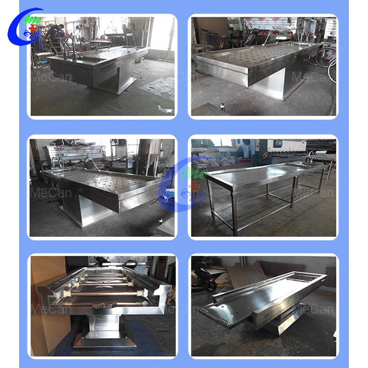 Electric Hydraulic Stainless Steel Body Autopsy Table