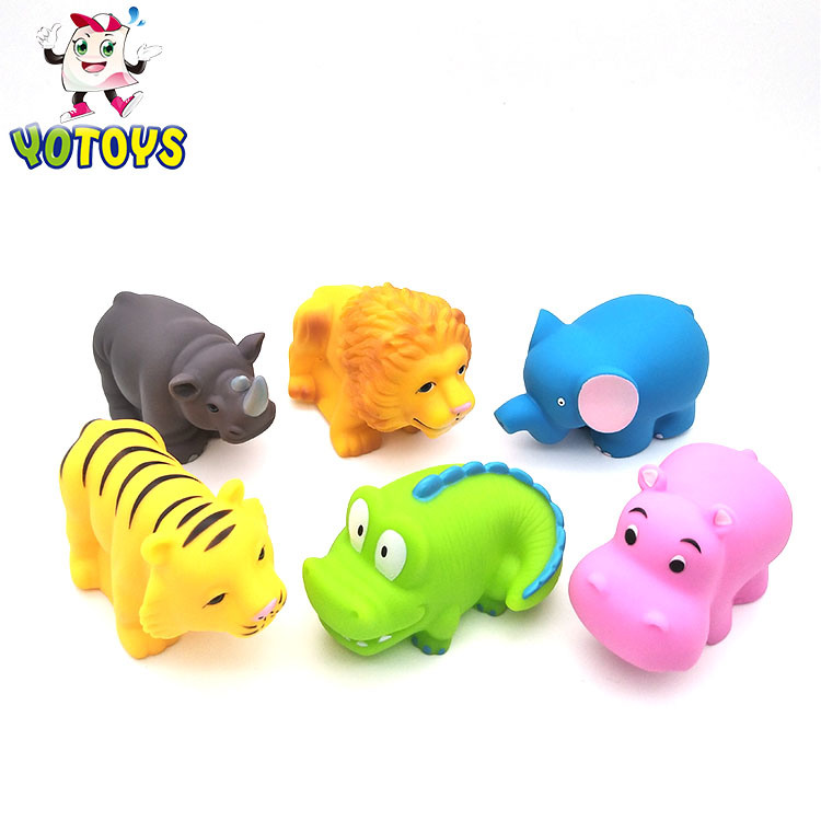 Plastic Forest Animals Hippo Shape Toy