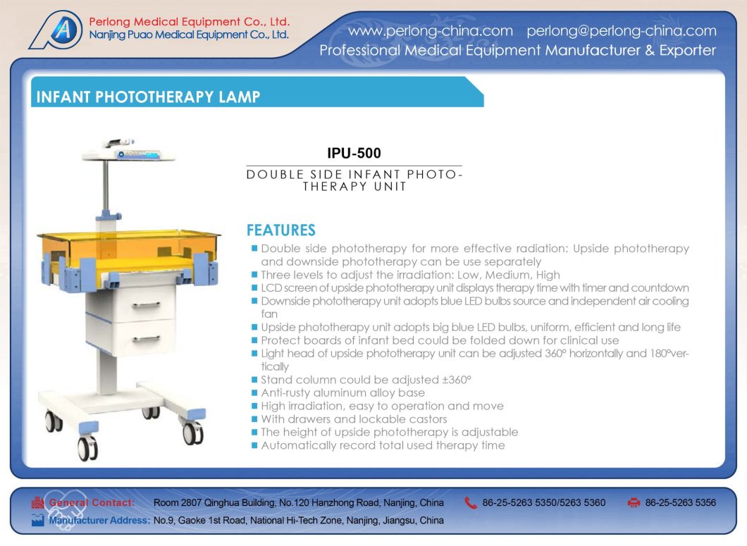 Infant Care Equipment Baby Phototherapy Machine Infant Phototherapy Unit