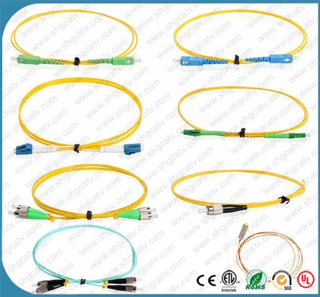 Sc/Upc Single Mode Multimode Simplex Optical Fber Patch Cord Cable