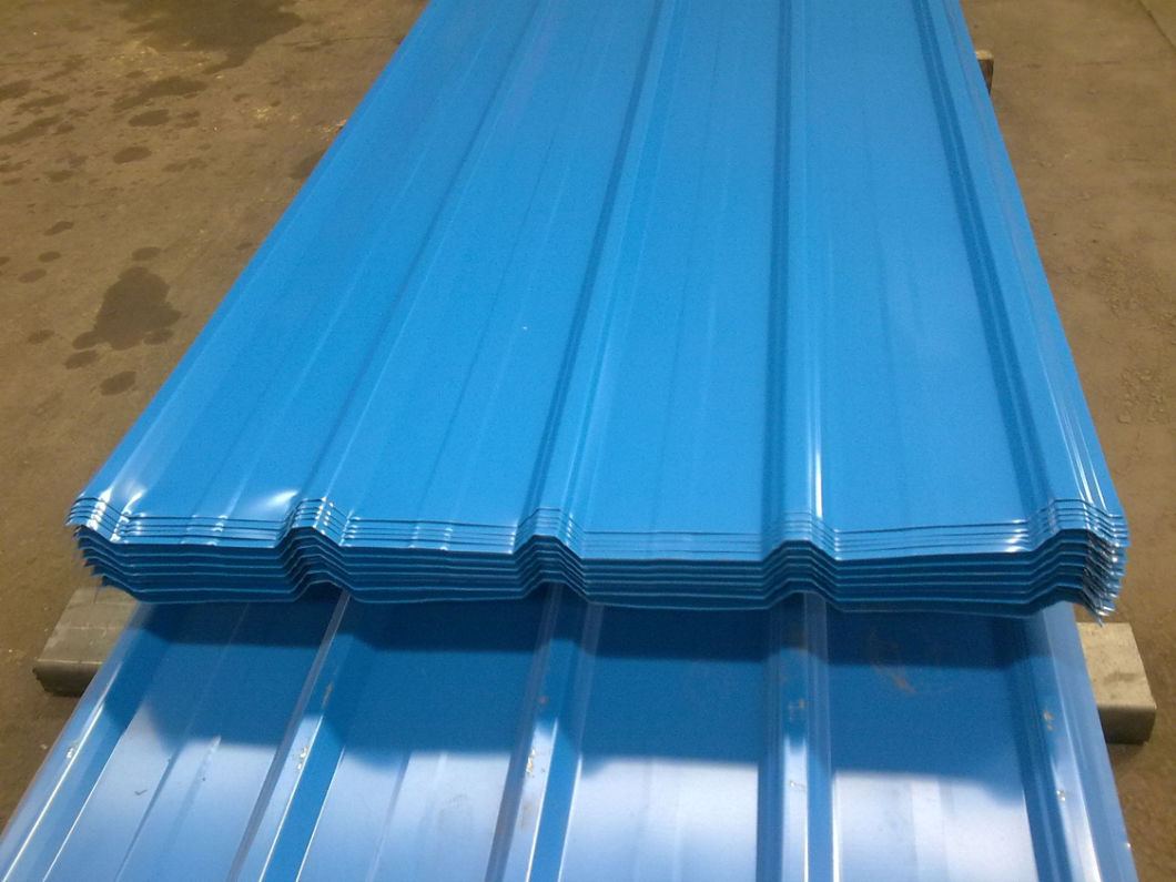 Ral Code Color Coated Galvanized Corrugated Steel Roofing Sheet