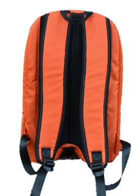 Leisure Men Women Orange Rucksack Laptop Backpack