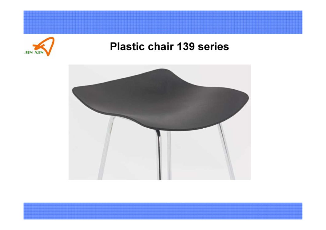 Popular Plastic Dining Bar Stool Leisure Chair