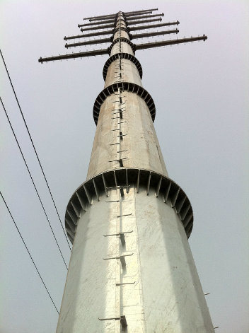 Monopole Power Transmission Steel Tower