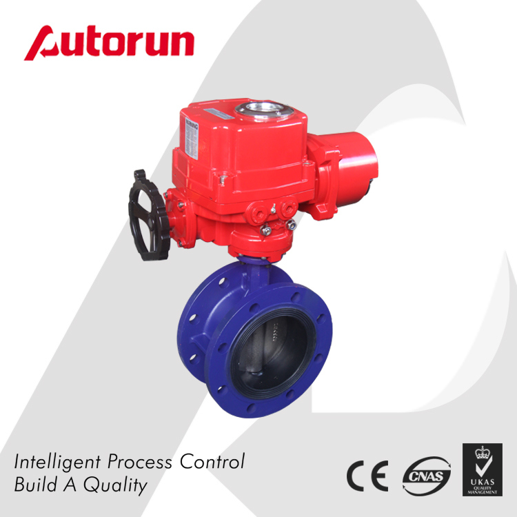 Cast Iron Motorized Flange Butterfly Valve