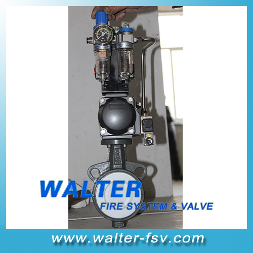 Pneumatic Actuator Wafer Butterfly Valve