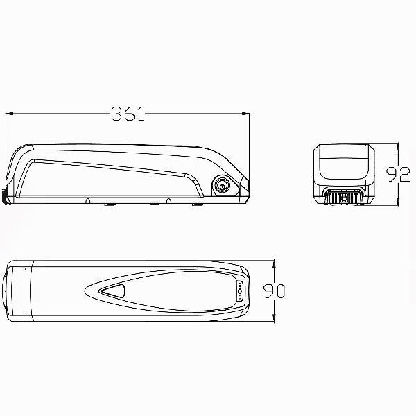 36V 10ah 11ah 12ah 13ah 14ah Electric Bike Bluetooth Li Ion Battery