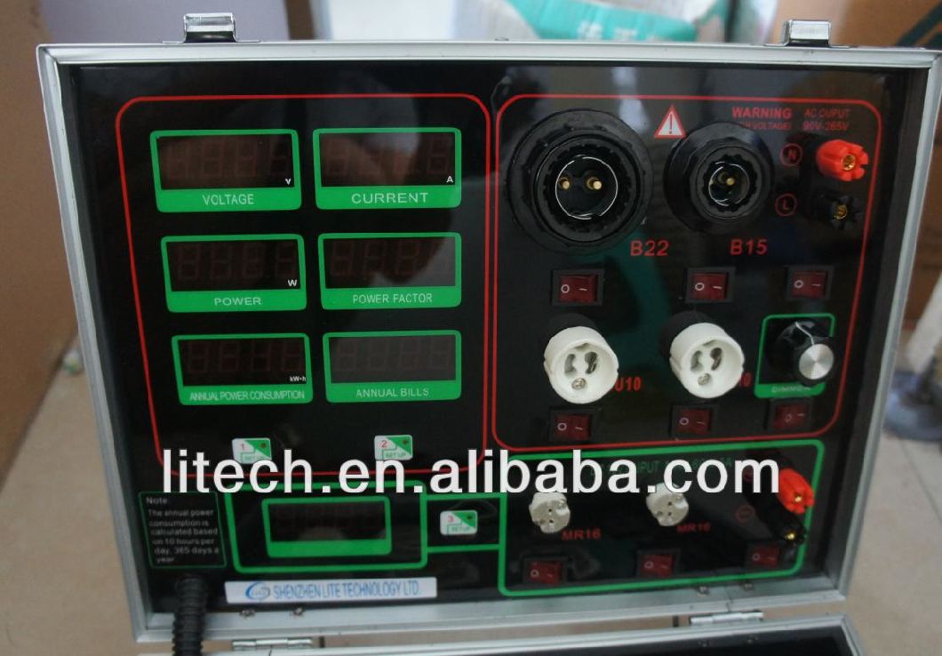 AC DC Power Meter for LED CFL Power with Dimmer