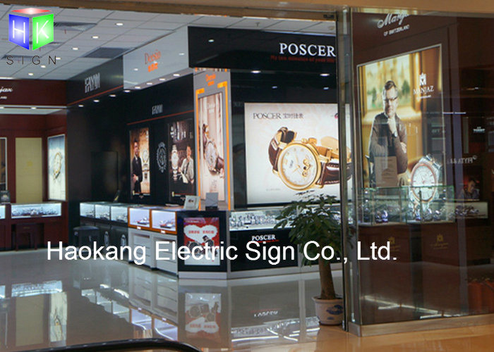 Slim LED Backlit Light Box for Jewellery Advertising Picture Frame Display Sign Board