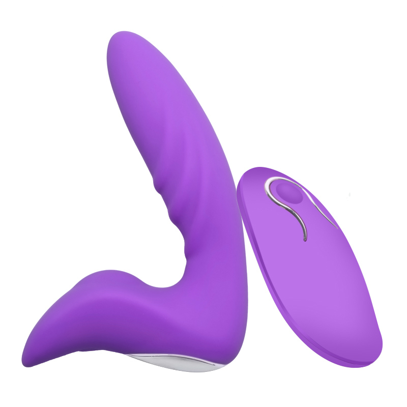 Upgraded Remote Control 12 Speeds Vibrating G Spot Vibrator Anal Sex Toy for Couple