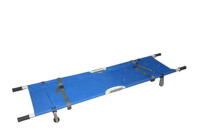 Medical Hospital Adjustable Aluminum Alloy Folding Emergency Ambulance Stretcher