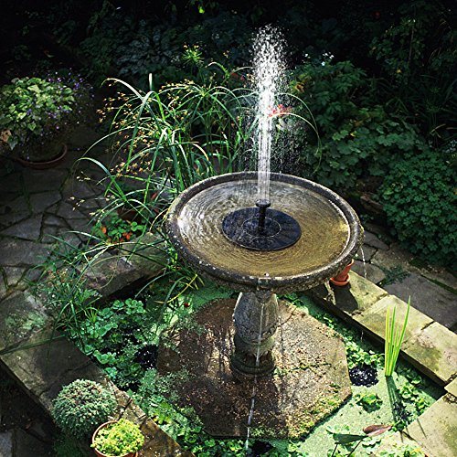 Solar Fountain Pump Garden Pond Bird Bath Water Pump