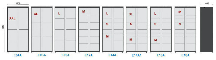 Modern Design Luggage Storage Parcel Steel Locker