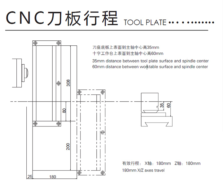 (GH20-FANUC) High Precision and Small Gang CNC Lathe Machine