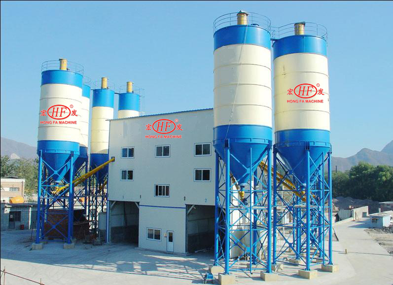 Hzs50 Cubic Concrete Batching Plant with Price