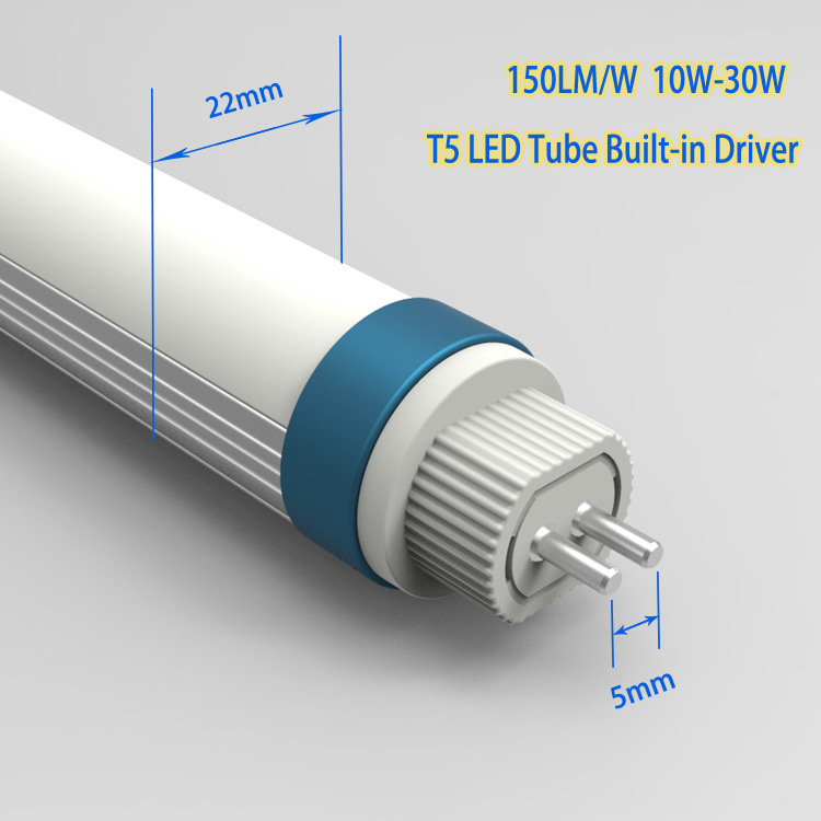 2018 New Brightness 1.2m 4FT 18W 22W 100-277V 150lm/W T5 LED Tube