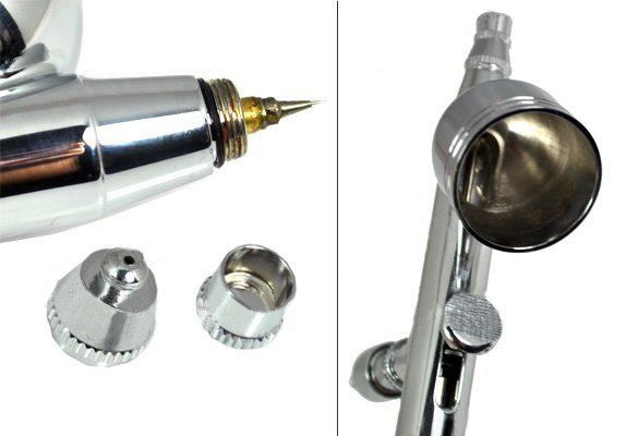 Air Brush Mini Hand Spray Gun Dual Action Airbrush Kit