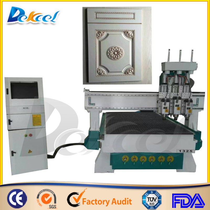 3 Spindle China CNC Router Machine Manufacturer 1325