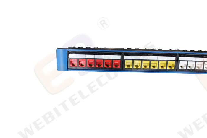 1u UTP CAT6 Patch Panel for Mounting Into Server Racks