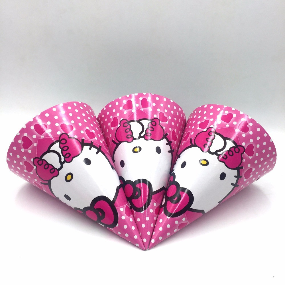 6PCS/Lot Frozen/Hello Kitty/Spiderman/Mickey/Minnie Mouse Batman Paper Caps Party Supplies Hat Kids Caps Party Decoration