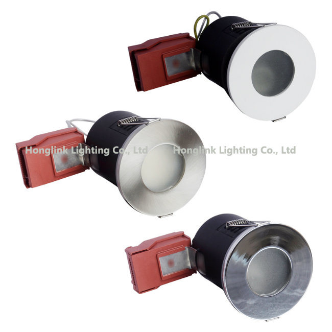 BS476 Fire Rated Bathroom/Shower IP65 GU10 LED Ceiling Down Light