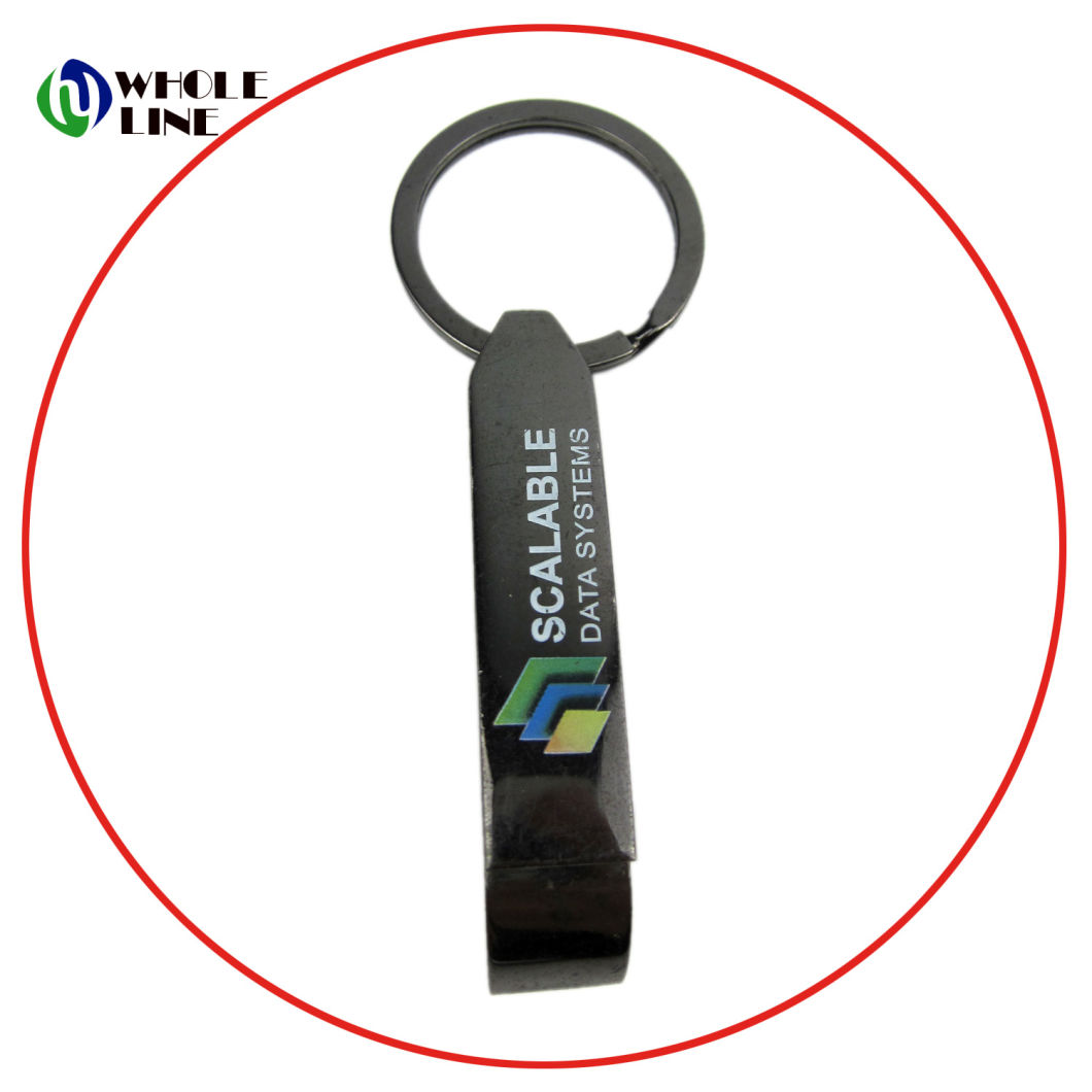 Wholesale Aluminum Bottle Opener with Keyring for Promotional Gifts