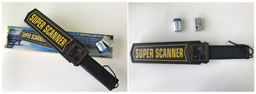 Most Popluar Super Scanner Hand Held Metal Detector with High/Low Sensitivity Switch