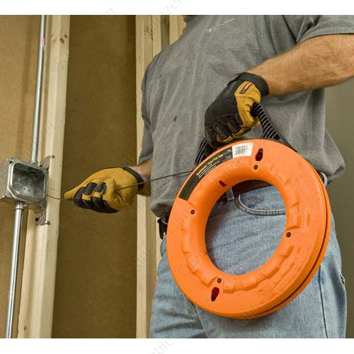 50FT Electrical Steel Fish Wire Tape for Pulling Cables Through Wall