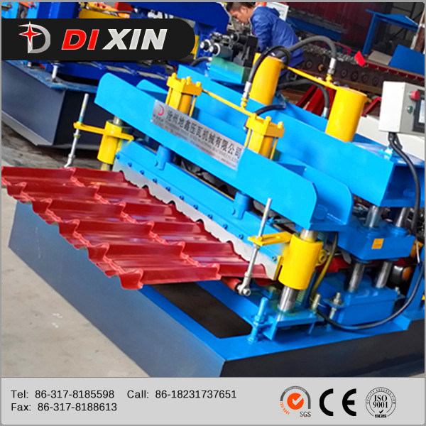 Glazed Roll Forming Machinery Roof Tiles Making Machine