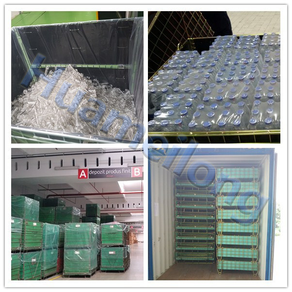 Industrial Stackable Folding Rolling Metal Wire Mesh Storage Cage