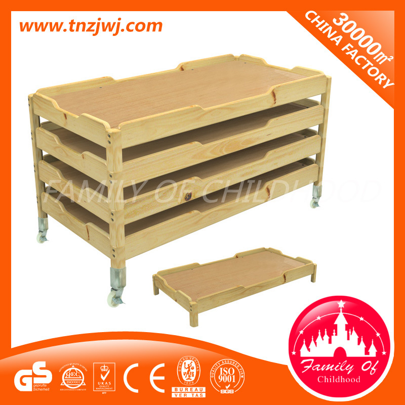 Eco-Friendly Wooden Bed Designs Baby Movable Bed for Nusery