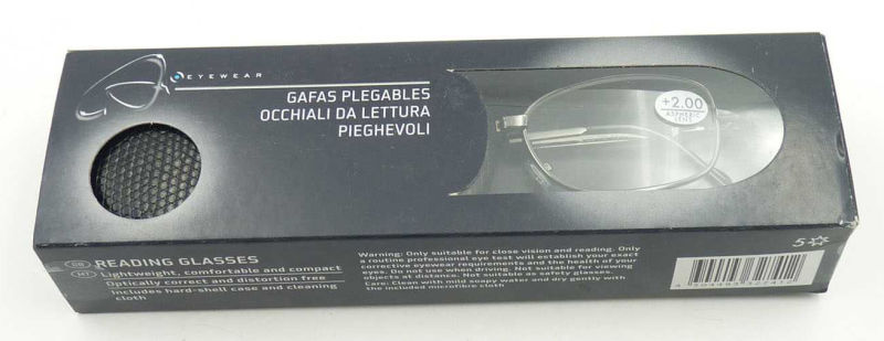 RM17134 Quality Foldable Reading Glasses with Best Packing Box