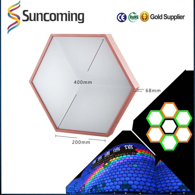 LED 3D Honeycomb Stage/Wall Decoration LED RGB Panel Light