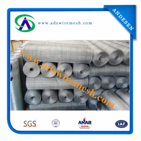 Galvanized Square Wire Mesh/Crimped Knitted Wire Mesh