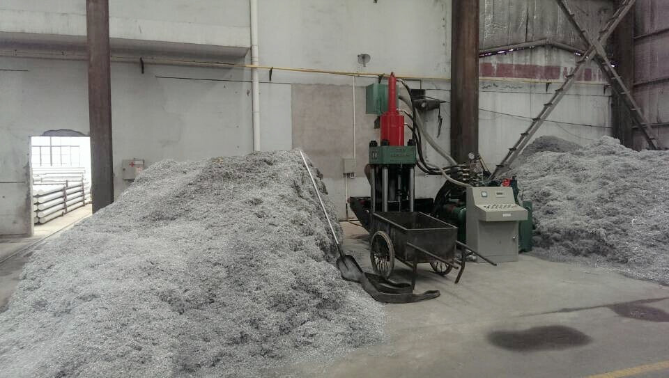 Briquetters Automatic Aluminum Iron Metal Scrap Hydraulic Briquette Recycling Machine-- (SBJ-315)