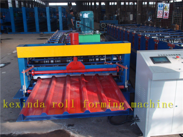 India Popular Kexinda 1000 Ibr Roof Panel Roll Forming Machine
