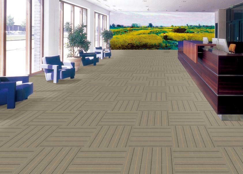 Fire-Proof Door Mat with Nylon Pile for Commercial Use