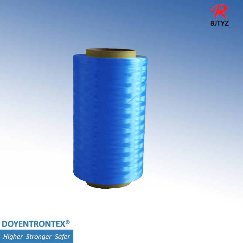 UHMWPE Fiber/PE Fiber/Hppe Fiber for Ropes/High Performance Fiber/Polyethylene Fiber/Ballistic Fiber /800d PE Fiber (Colored fiber) (TYZ-TM30-800D-Blue)