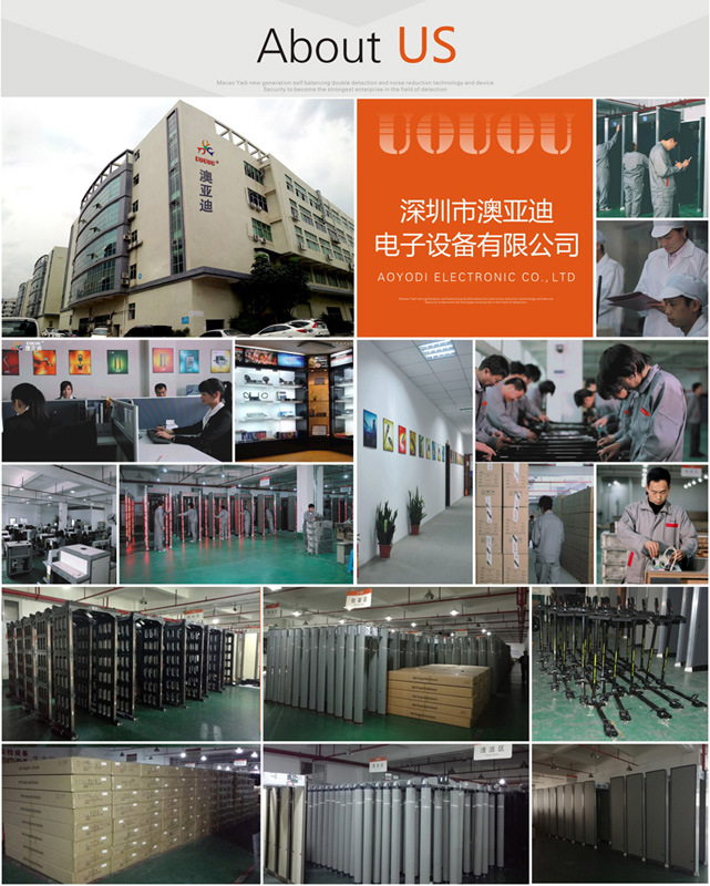 6 Zones Security Door Frame Metal Detector Vo-2000 for Factory Customs Airport