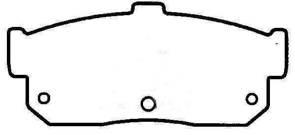 D540 Brake Pad Back Plate
