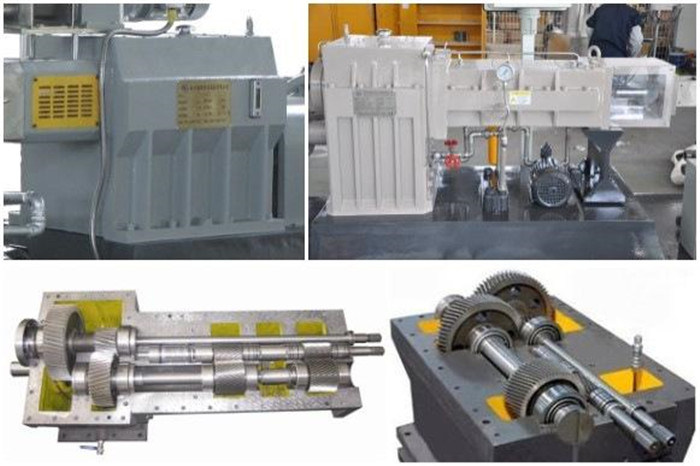 Plastic Granules Hot Cutting Twin Screw Extruder