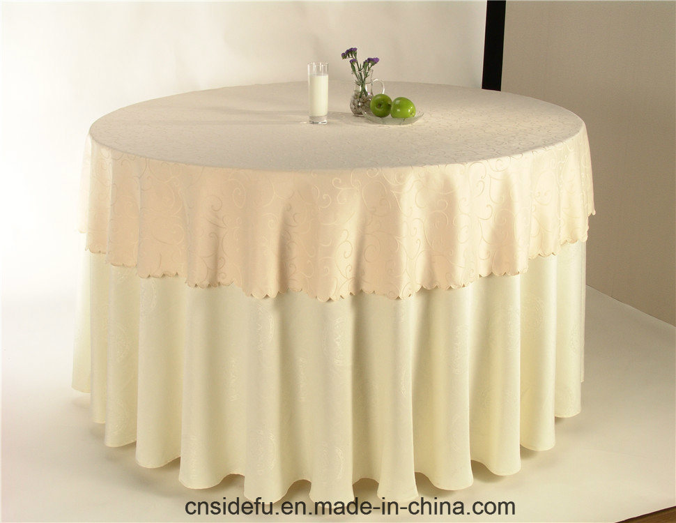 Customized Hotel Round Cheap Dining Table Cloth