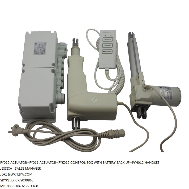 Massage Bed DC 12V or 24V Electric Actuator 75mm Stroke 3000n